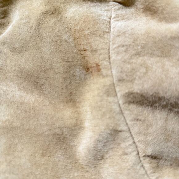 Vintage ZJazz Penny Lane Style Suede Leather Beige Women's Size Large Y2k Boho - Picture 8 of 10